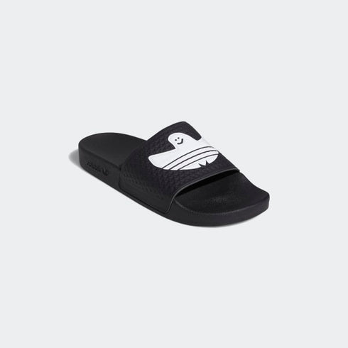 Adidas - Shmoofoil Slides (Black/White)